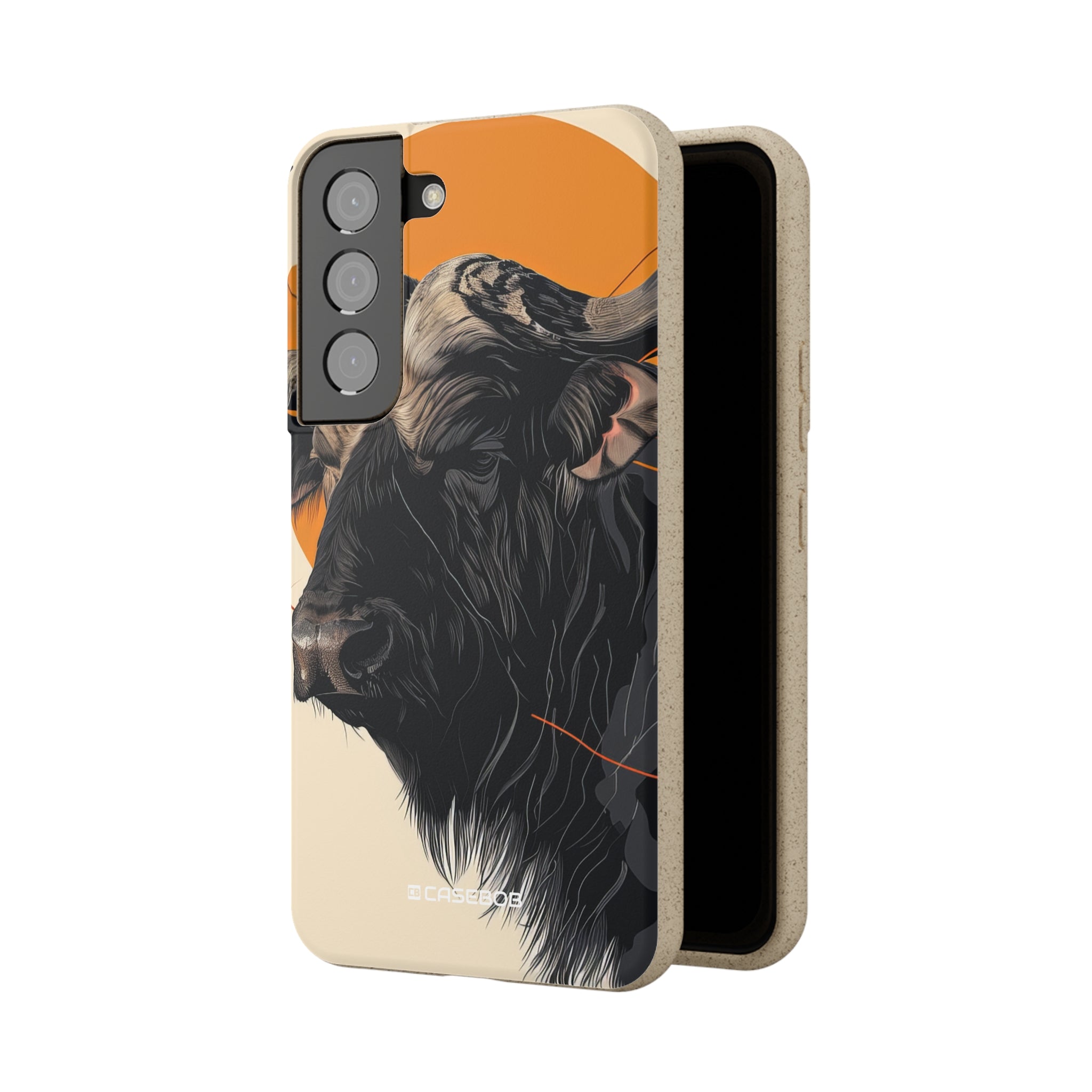 Majestic Buffalo Sun | Biodegradable Phone Case