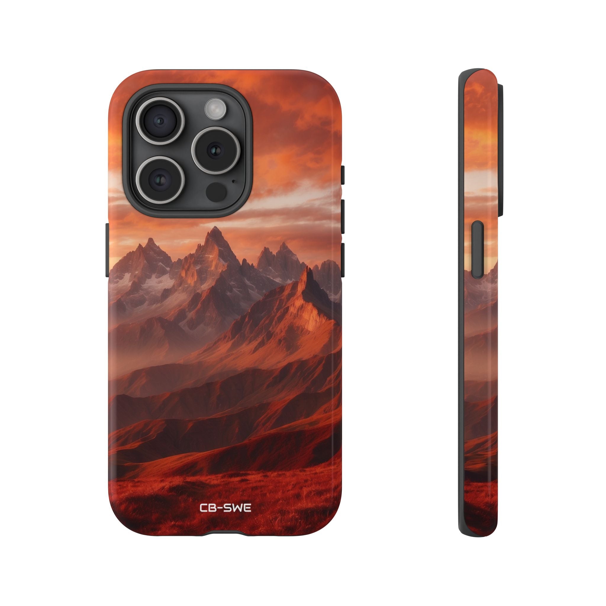 Mountain Peaks Glowing - iPhone Case
