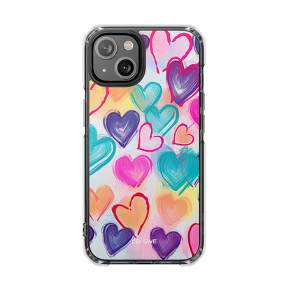 Hearts Dance Playfully iPhone Case - Impact