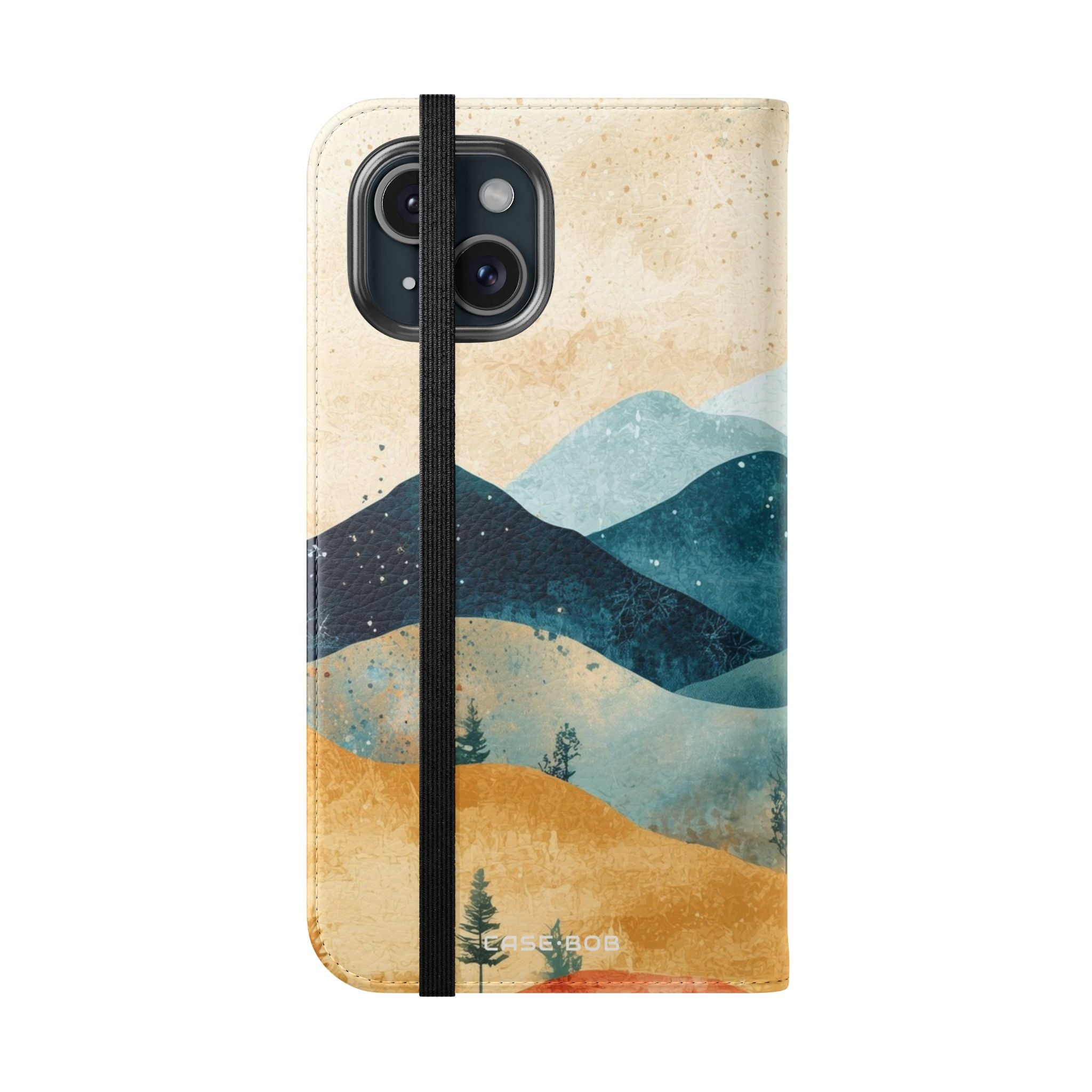 Blue Ridge Moon - iPhone 15 Case - Wallet