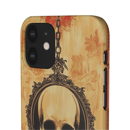 Gothic Skull Elegance iPhone 12 - Slim Phone Case