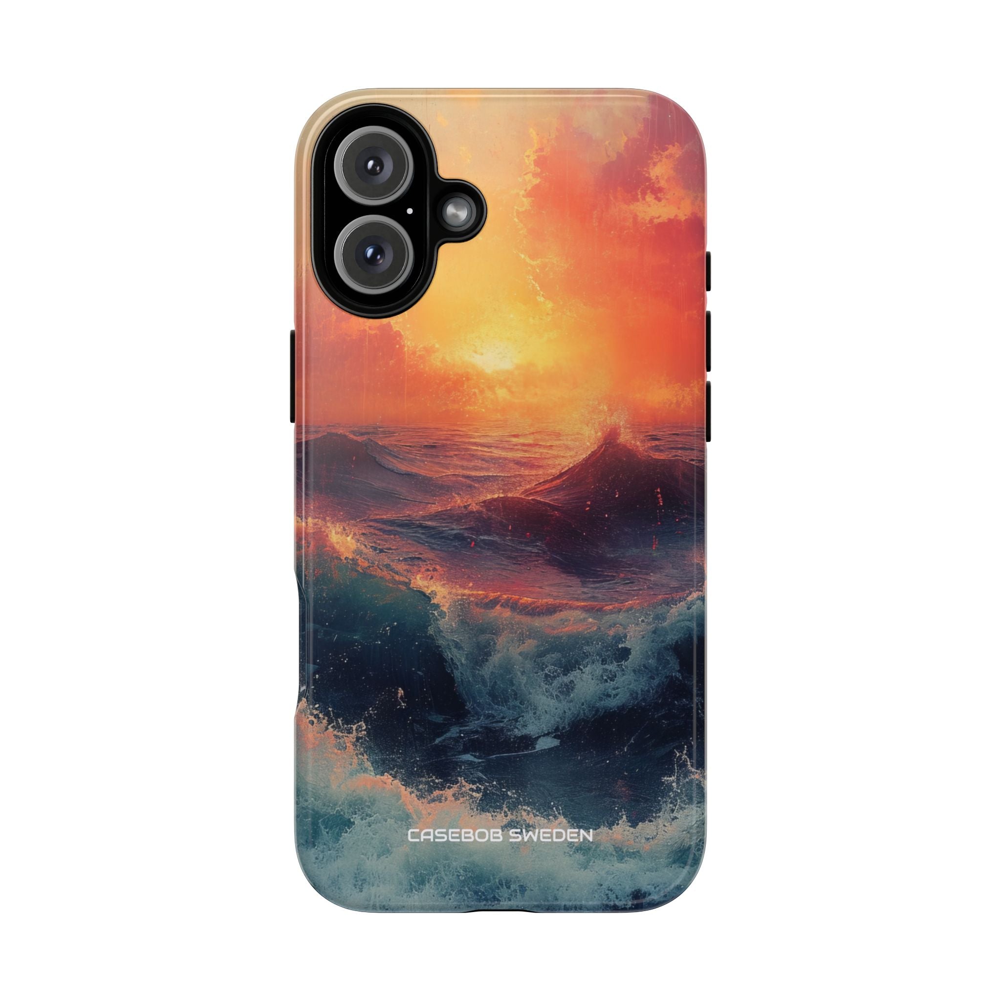 Ocean Sunset Waves - Tough iPhone 16 Phone Case