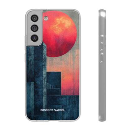 Abstract Geometric Skyline - Flexi Samsung S22 Phone Case