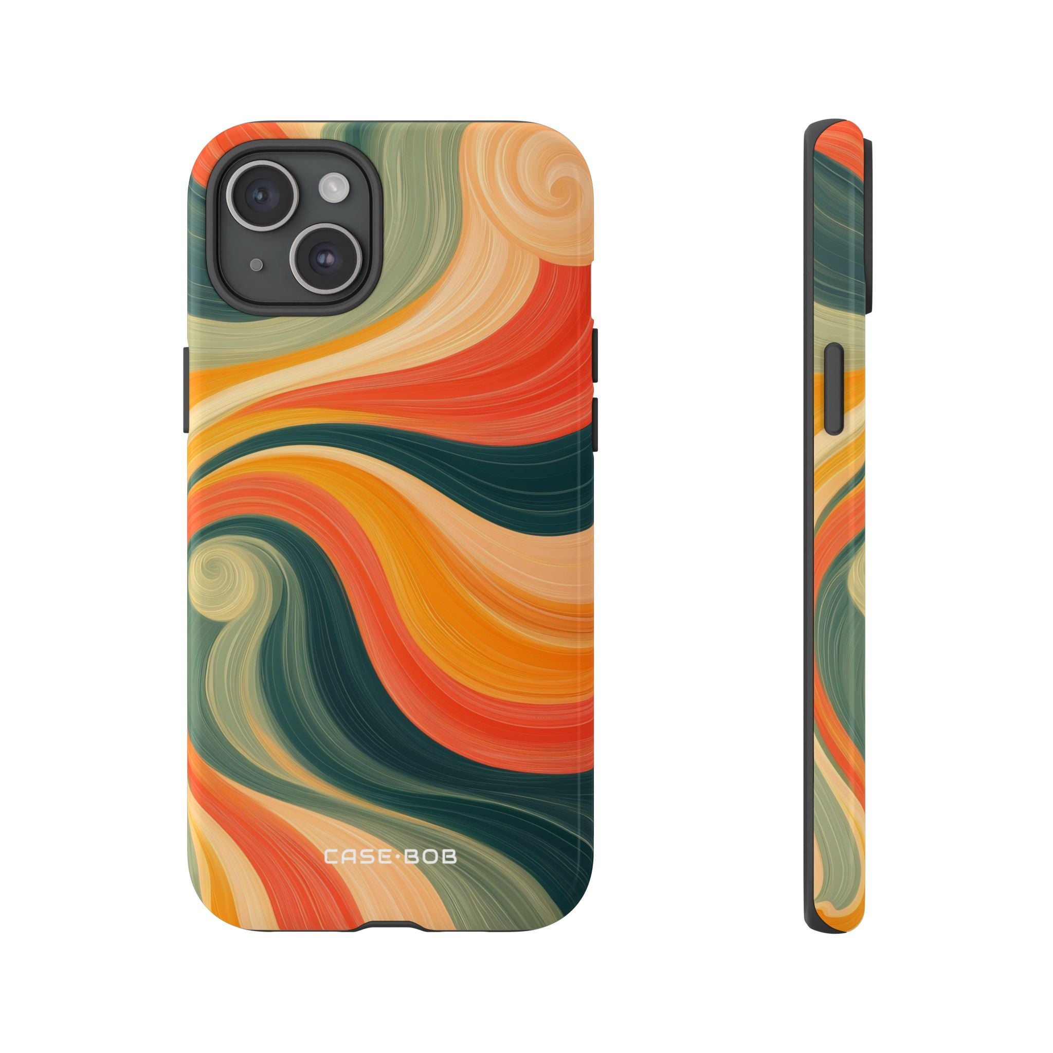 Swirling Ember iPhone 15 Plus Case - Tough