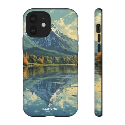 Mountain Reflects Calm - iPhone Case