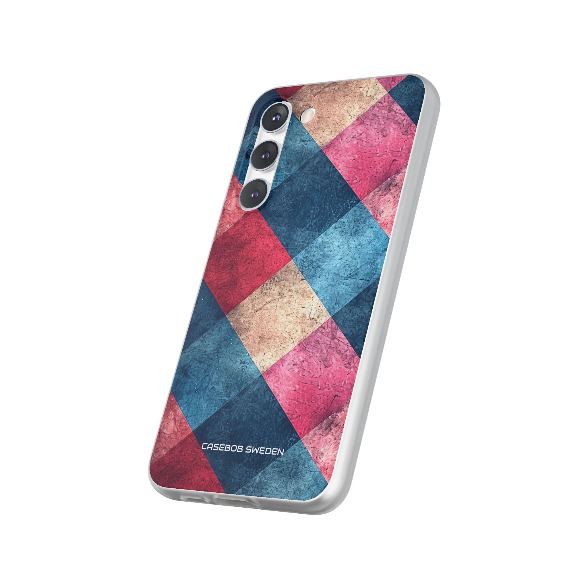 Bold Geometric Squares - Flexi Samsung S23 Phone Case