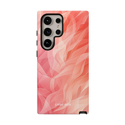 Peach Wave Drift Samsung S24 Ultra Case - Tough