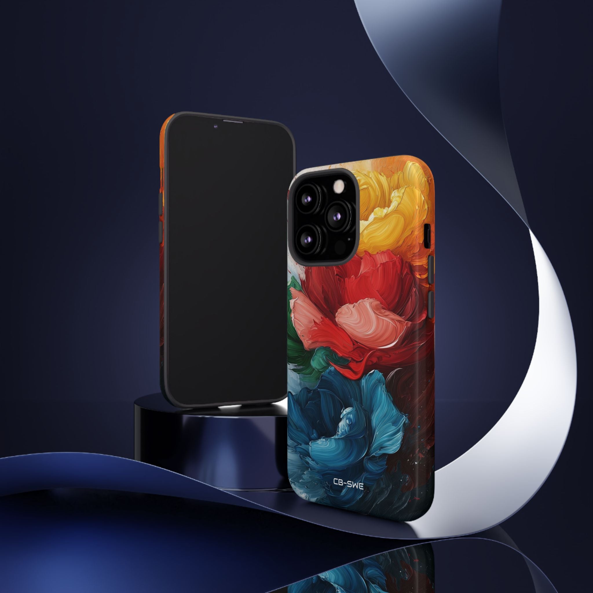 Vibrant Floral Dance - iPhone Case