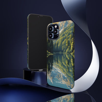 Mountain Peaks Reflect - iPhone Case