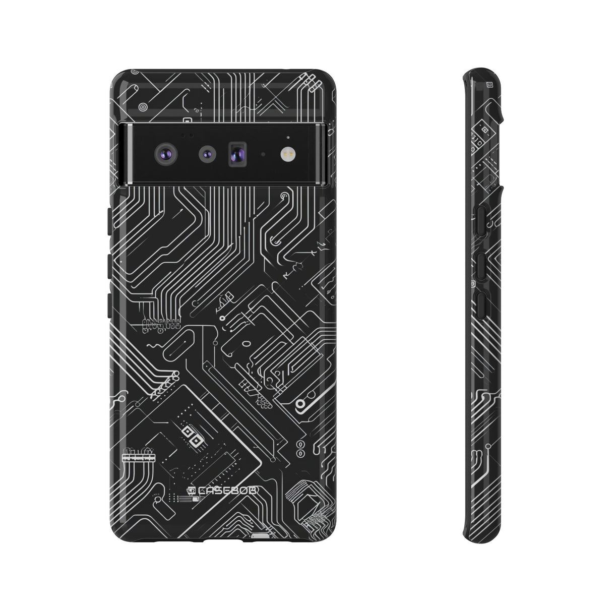 Cyber Circuitry Art | Protective Phone Case for Google Pixel