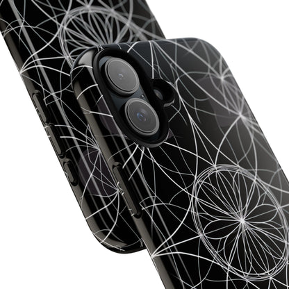 Symmetric Line Bloom iPhone 16 - Tough