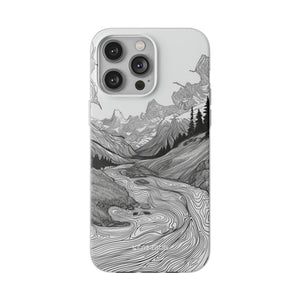 Monochrome Serenity | Flexible Phone Case for iPhone