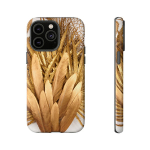 Gold Feather - Protective Phone Case