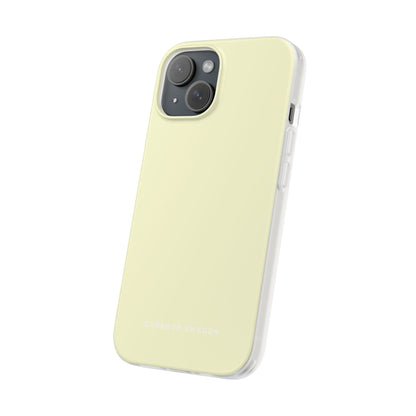 Light Golden Rod Yellow iPhone 15 - Flexi Phone Case