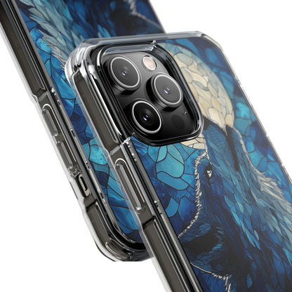 Wolf Howls Moonlight iPhone Case - Impact