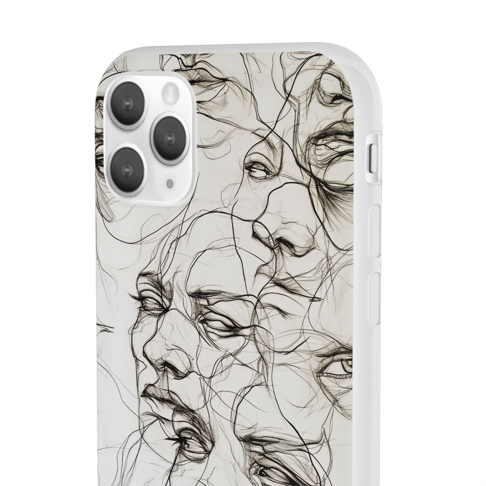 Ethereal Faces | Flexible Phone Case for iPhone