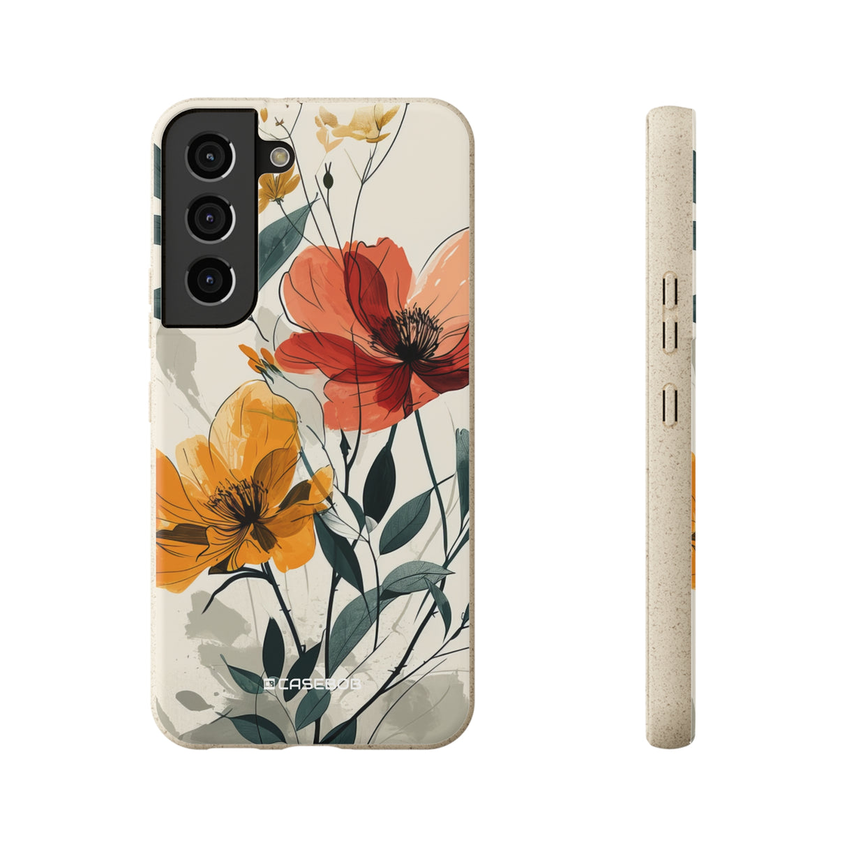 Serene Floral Harmony | Biodegradable Phone Case