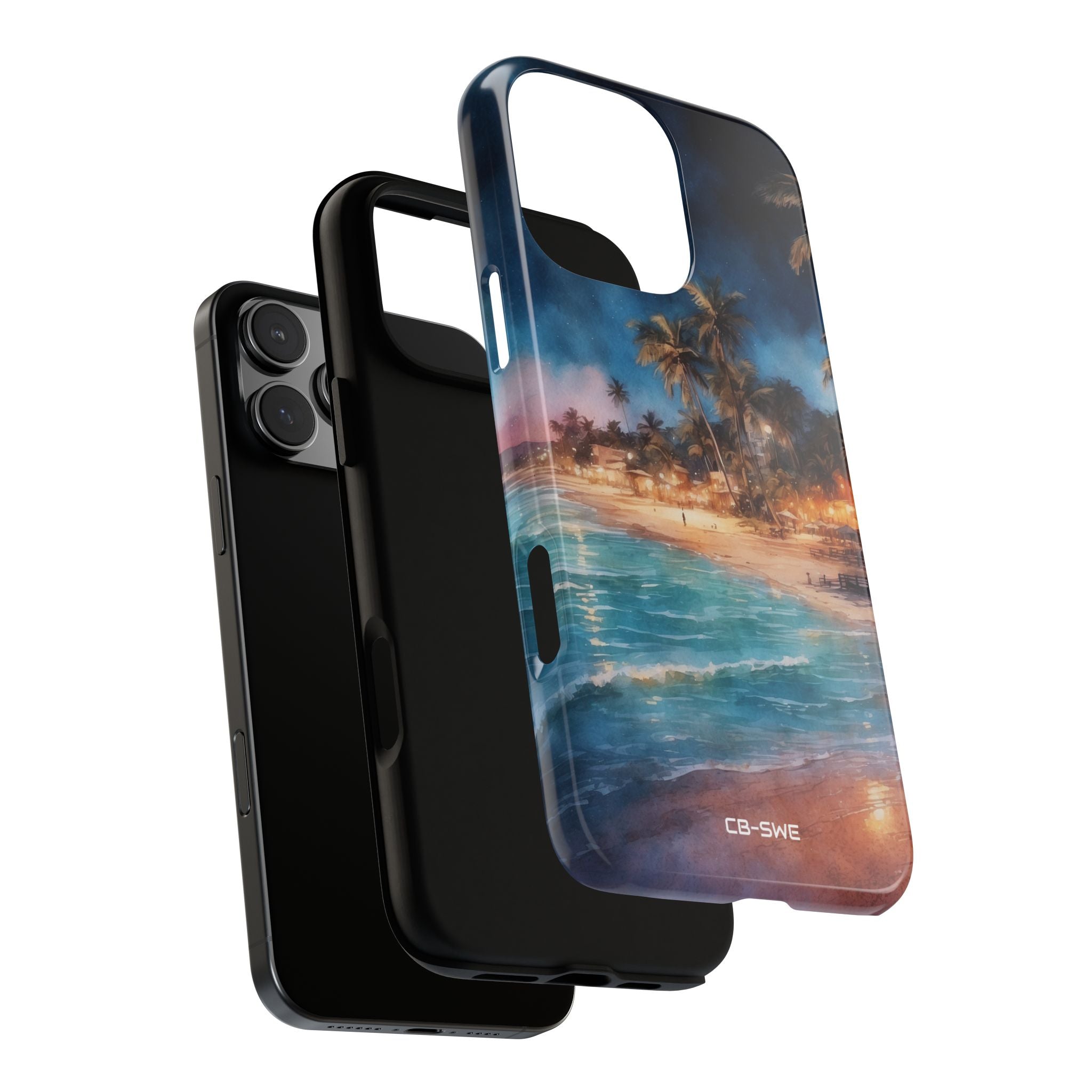Moonlight Dances Water - iPhone Case
