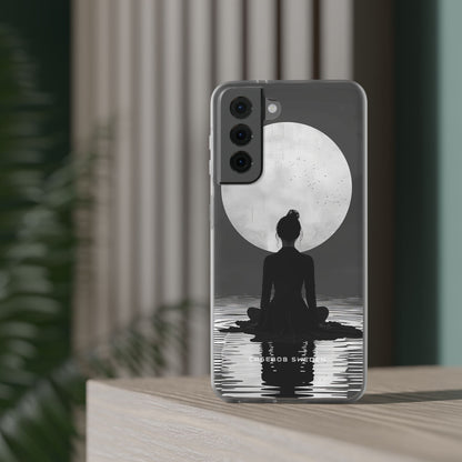 Zen Serenity Moon Reflection Samsung S21 - Flexi Phone Case