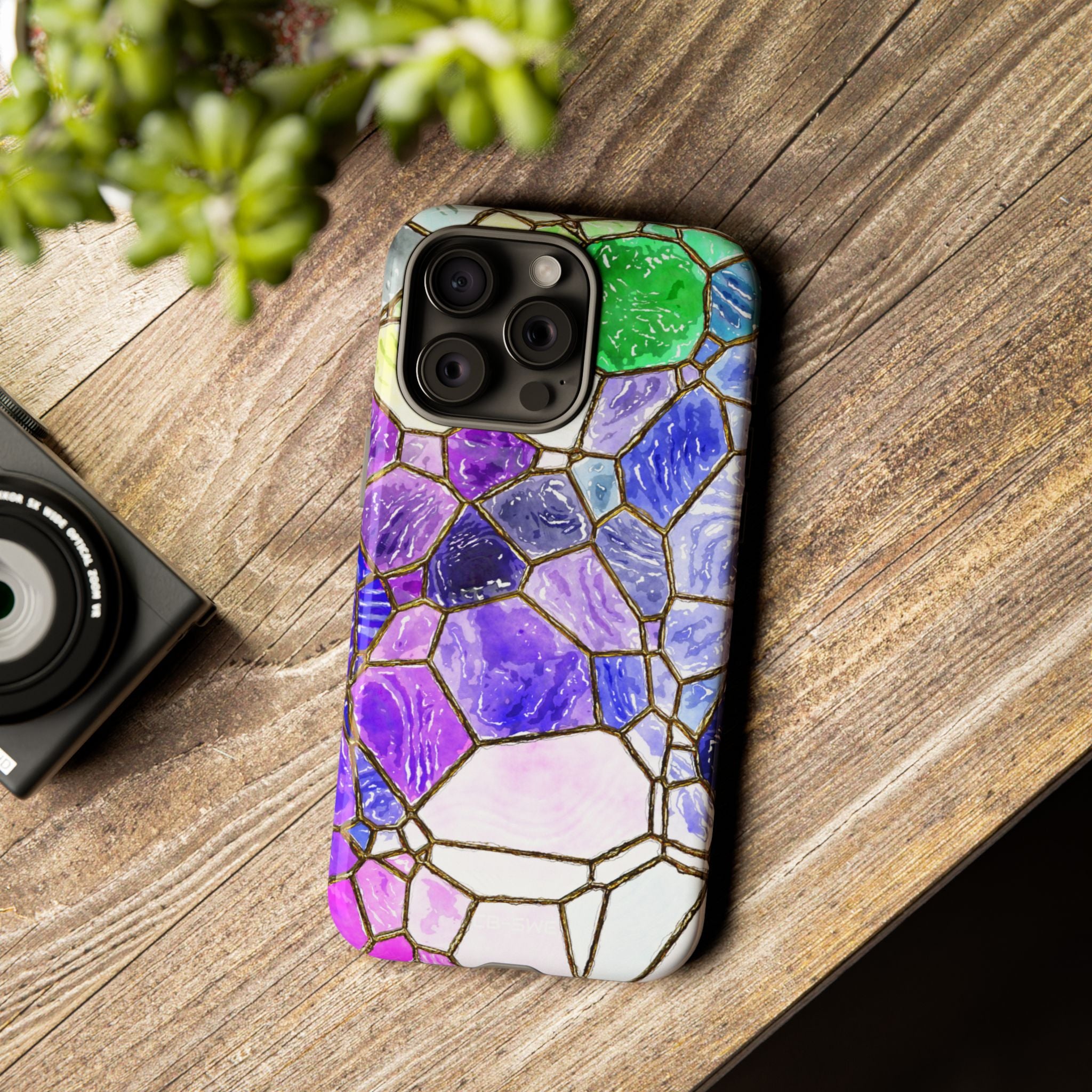 Colorful Glass Mosaic - iPhone Case