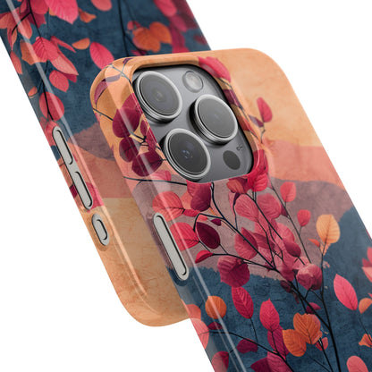 Vibrant Floral Harmony iPhone 15 - Slim Phone Case