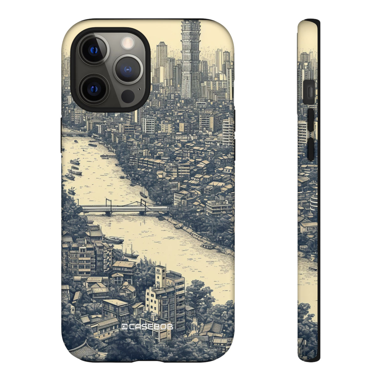 Nostalgic Metropolis | Protective Phone Case for iPhone