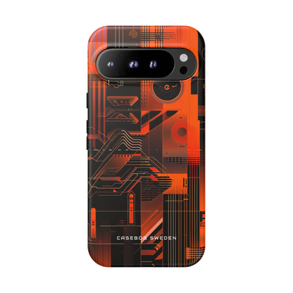 Vivid Gradient Geometry Google Pixel 9 - Tough Phone Case