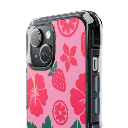 Tropical Hibiscus Harmony iPhone Case - Impact