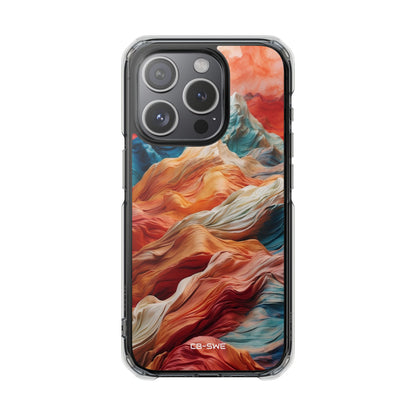 Mountain Waves Flow iPhone Case - Impact