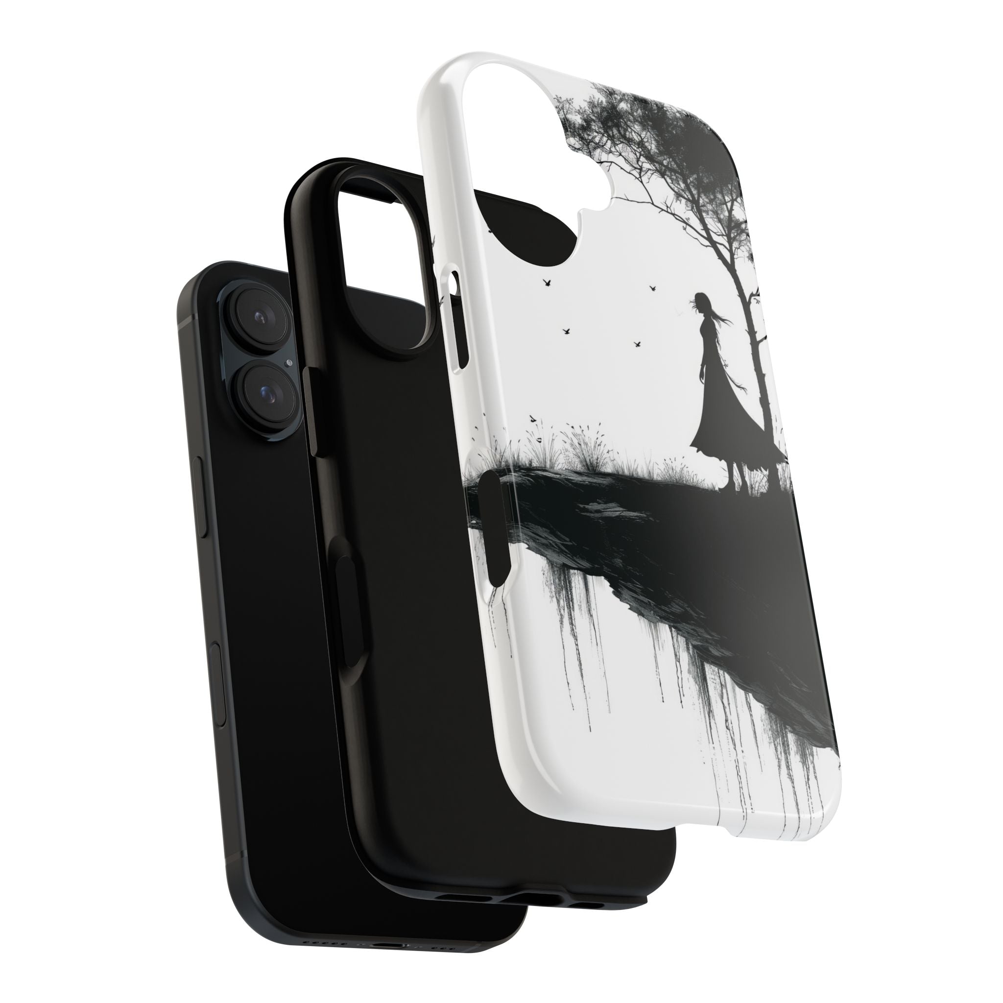 Cliffside Silhouette iPhone 16 Pro Case - Tough