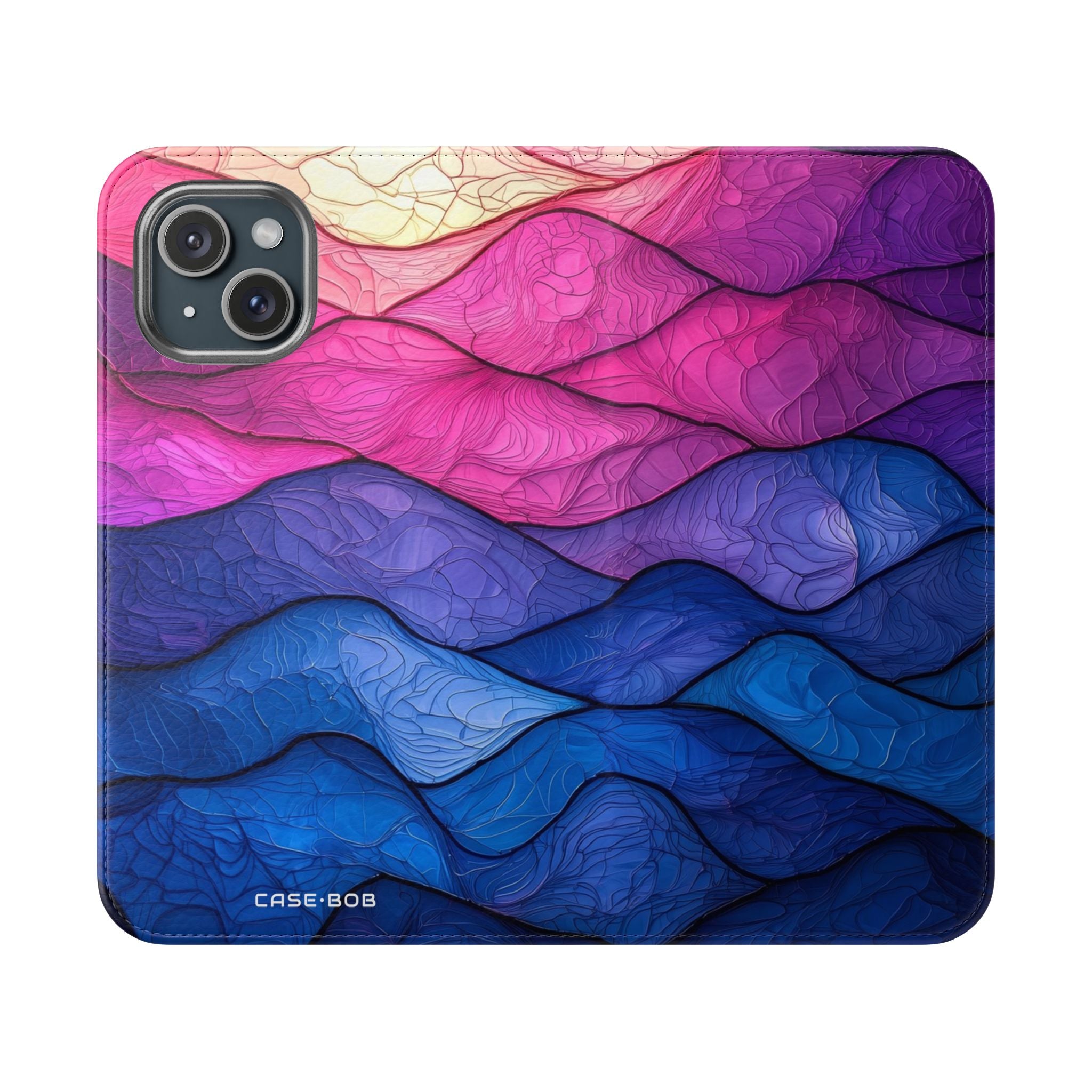 Wavy Veins - iPhone 15 Case - Wallet