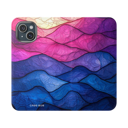 Wavy Veins - iPhone 15 Case - Wallet