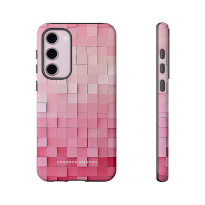 Gradient Pink Mosaic Samsung S23 - Tough Phone Case