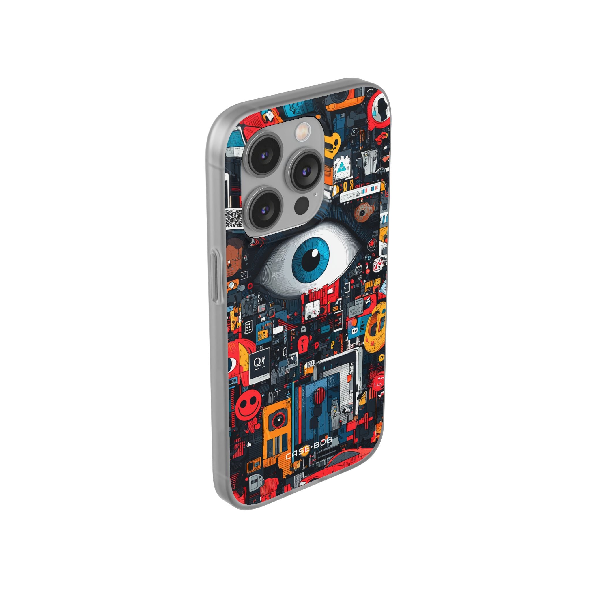Digital Eye Blue iPhone 14 Pro Case - Soft