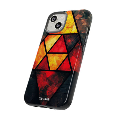Triangles Illuminate Warmth - iPhone Case