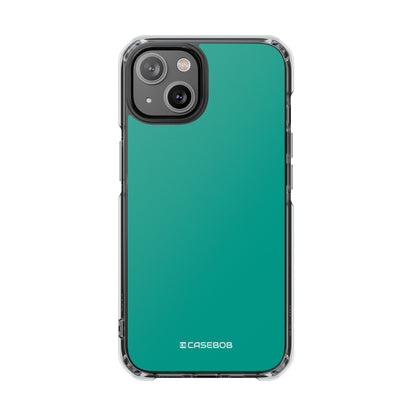 Persian Green - Clear Impact Case for iPhone