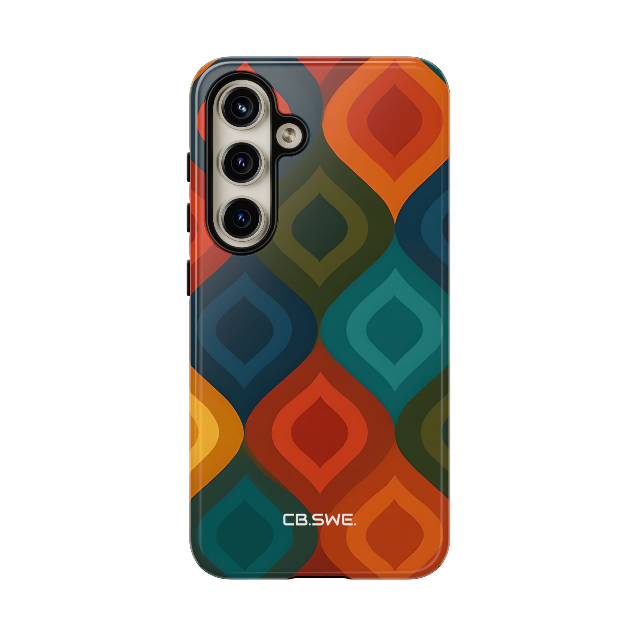 Vibrant Retro Diamond Mid-Century Seamless Samsung S24 - Tough