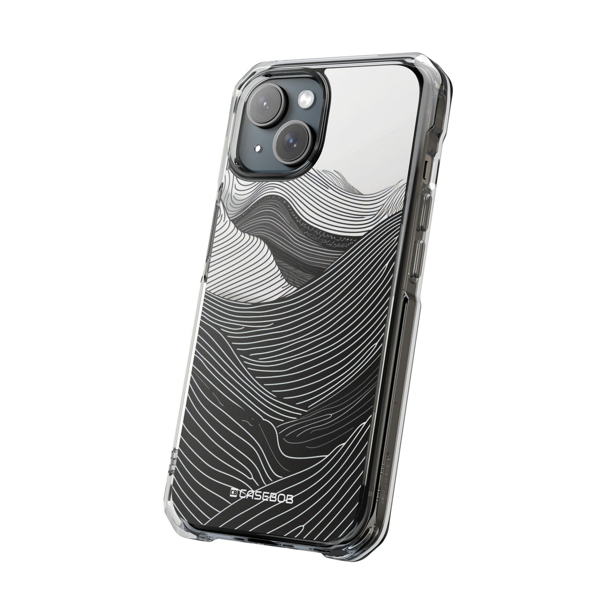 Optical Fluidity - Phone Case for iPhone (Clear Impact - Magnetic)