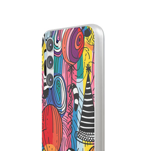 Vibrant Party Whimsy | Flexible Phone Case for Samsung Galaxy