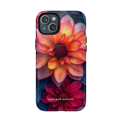 Fiery Bloom Harmony iPhone 15 | Tough+ Phone Case