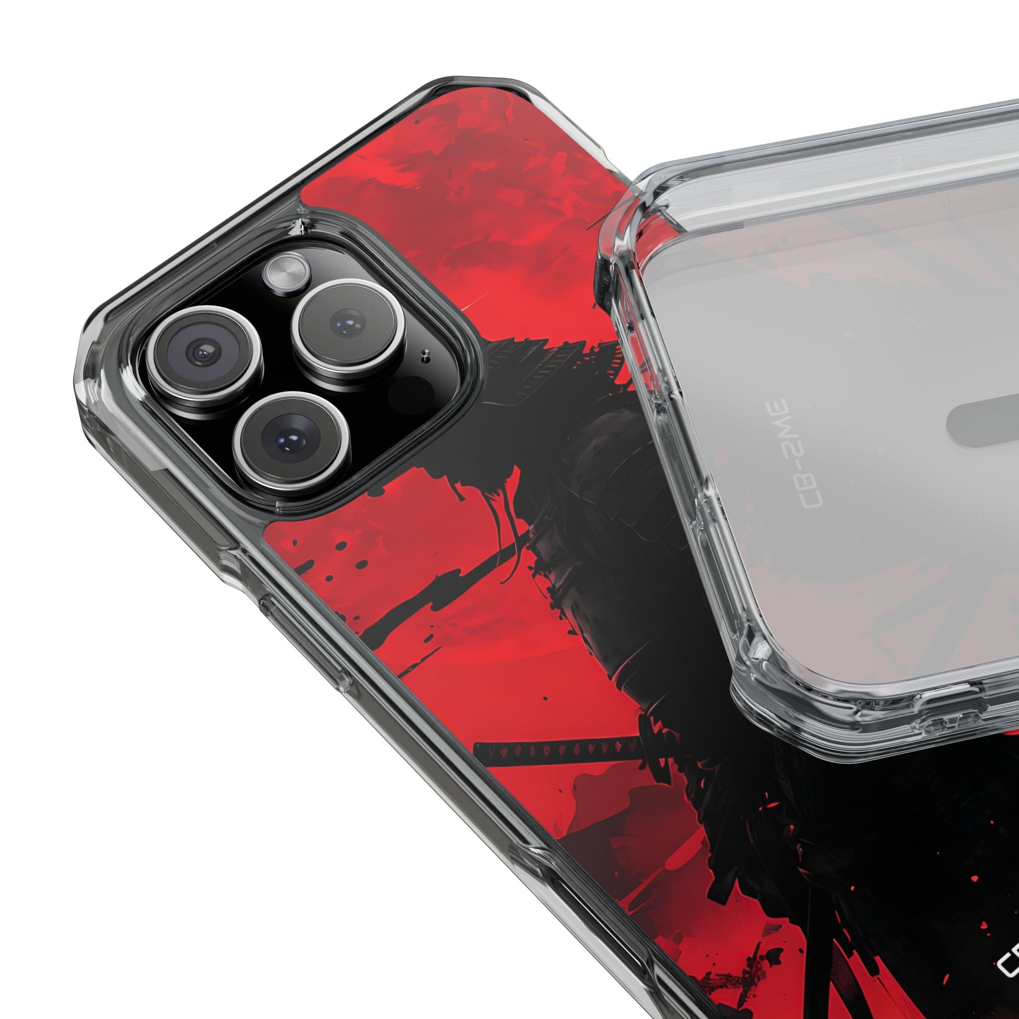 Red Samurai Shadow iPhone Case - Impact