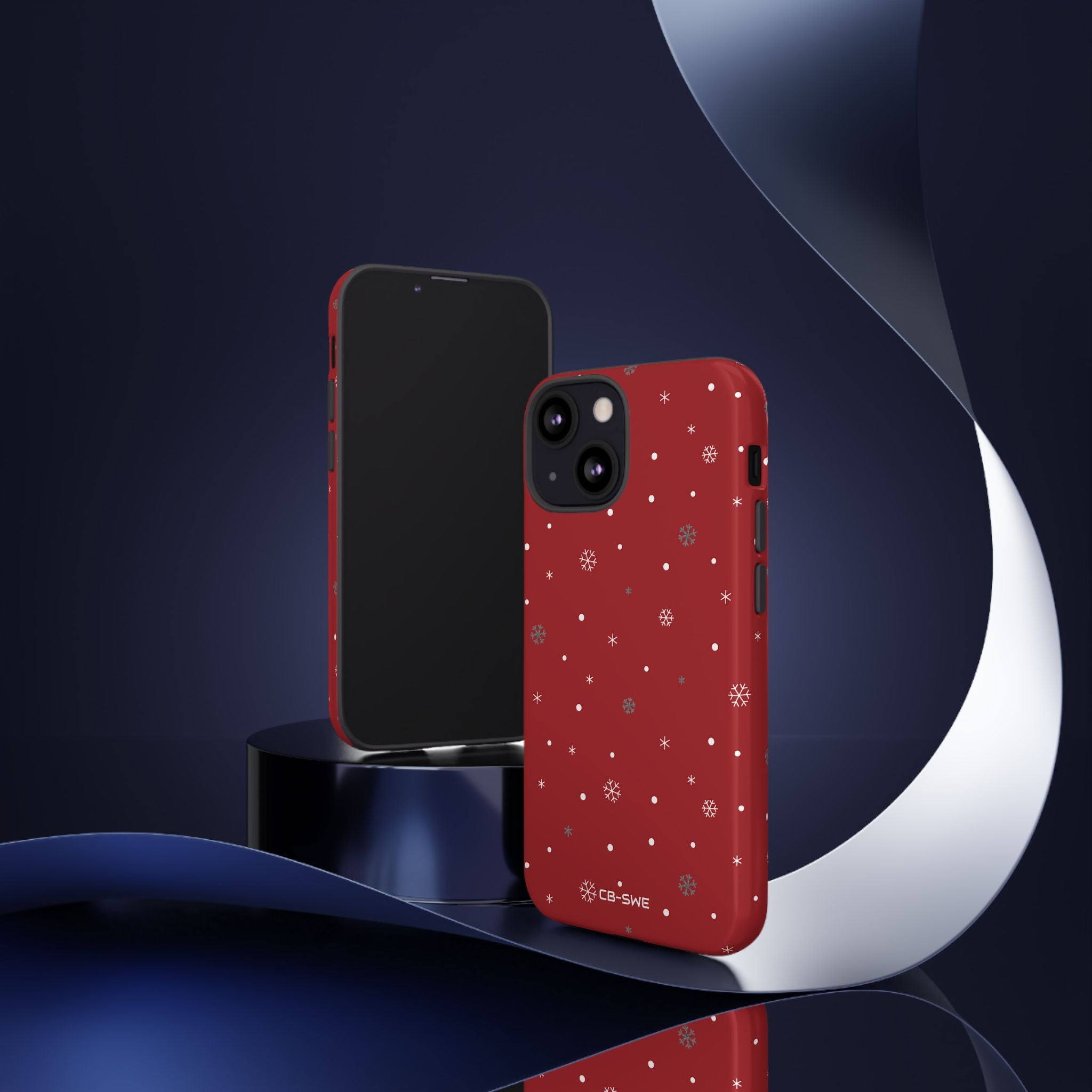 Snowflakes Dance Cheerfully - iPhone Case
