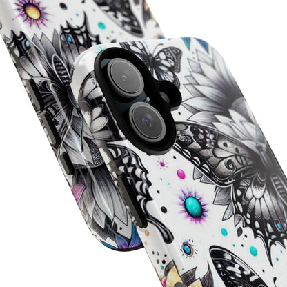 Butterfly Bloom iPhone 16 Case - Tough