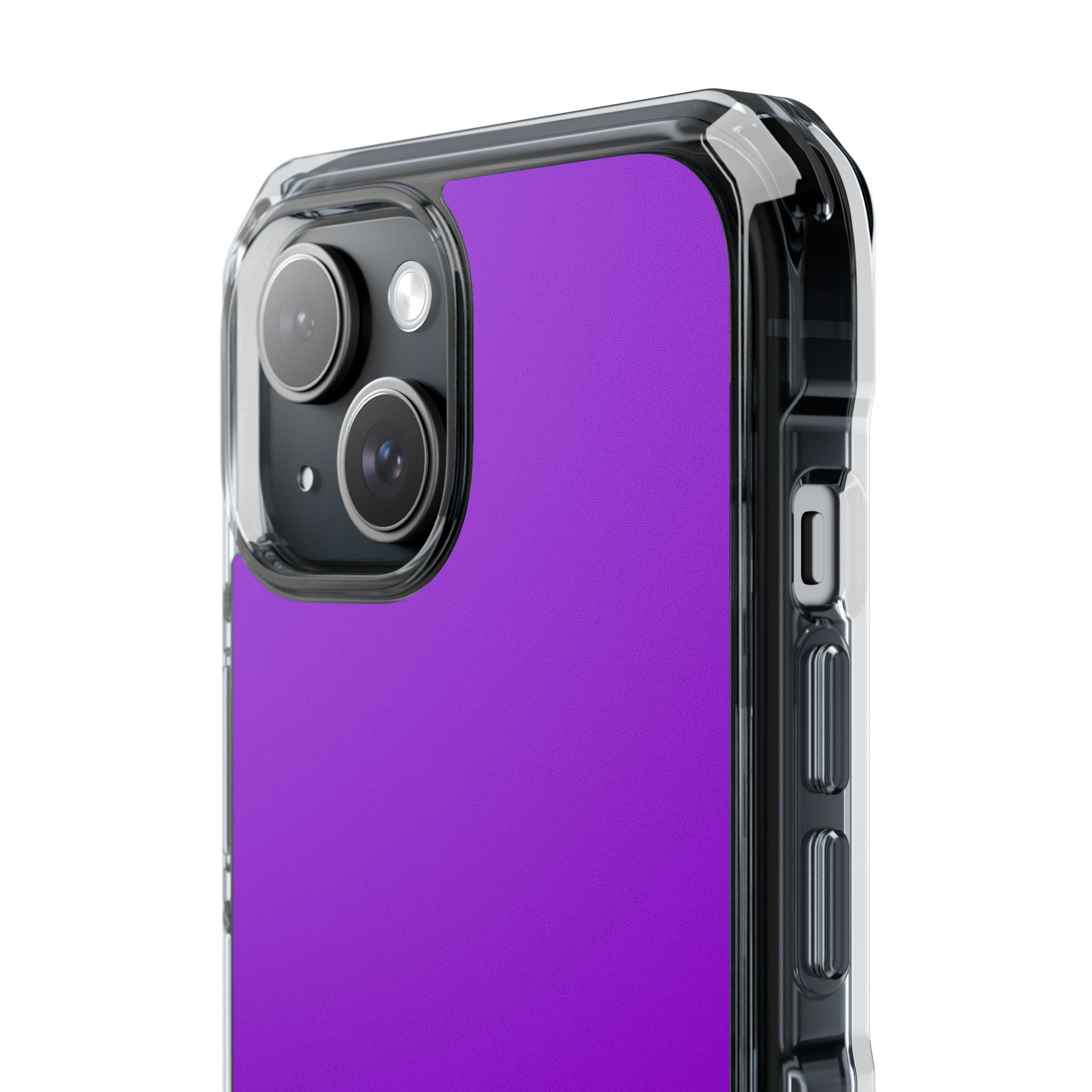 Dark Violet - Clear Impact Case for iPhone