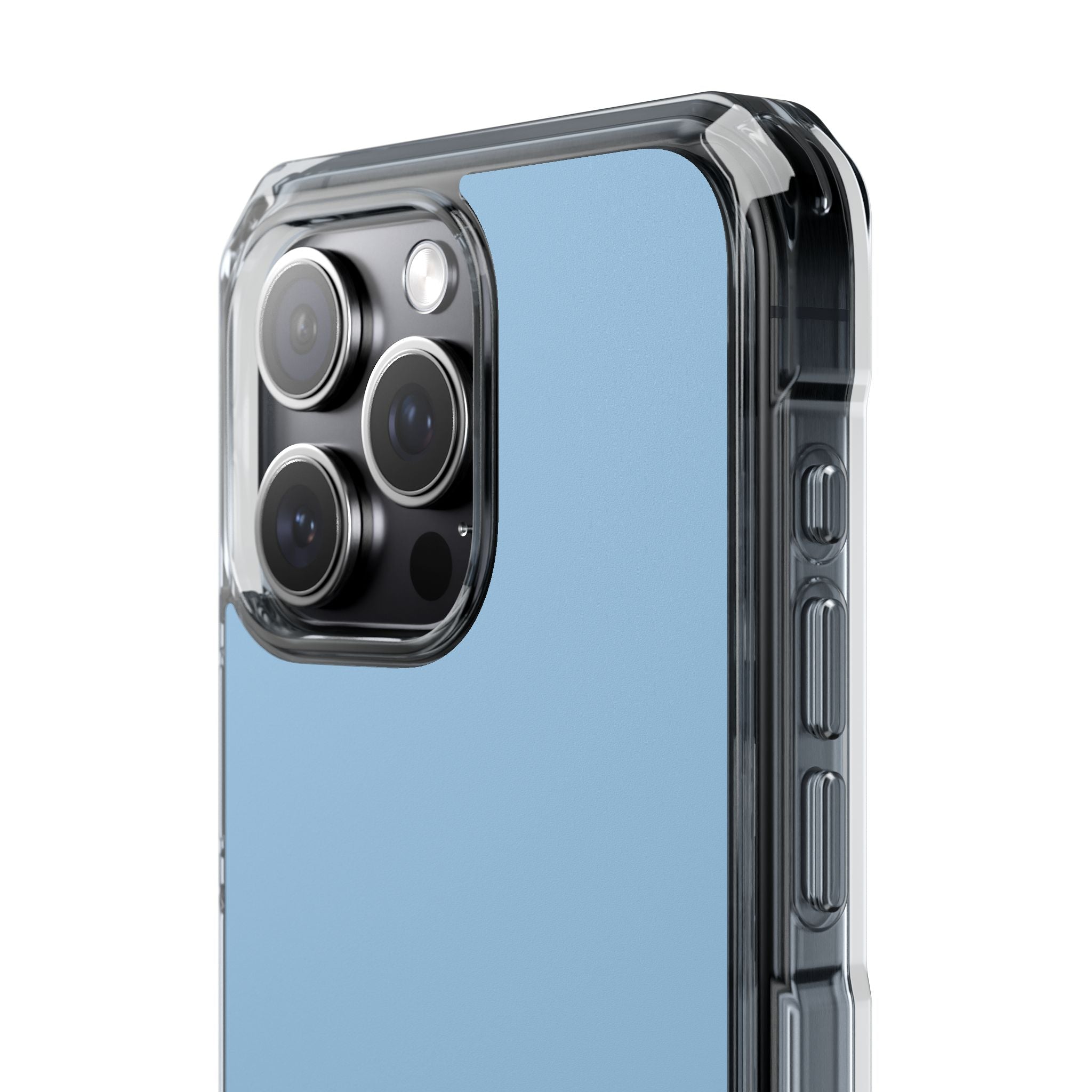 Pale Cerulean - Clear Impact Case for iPhone