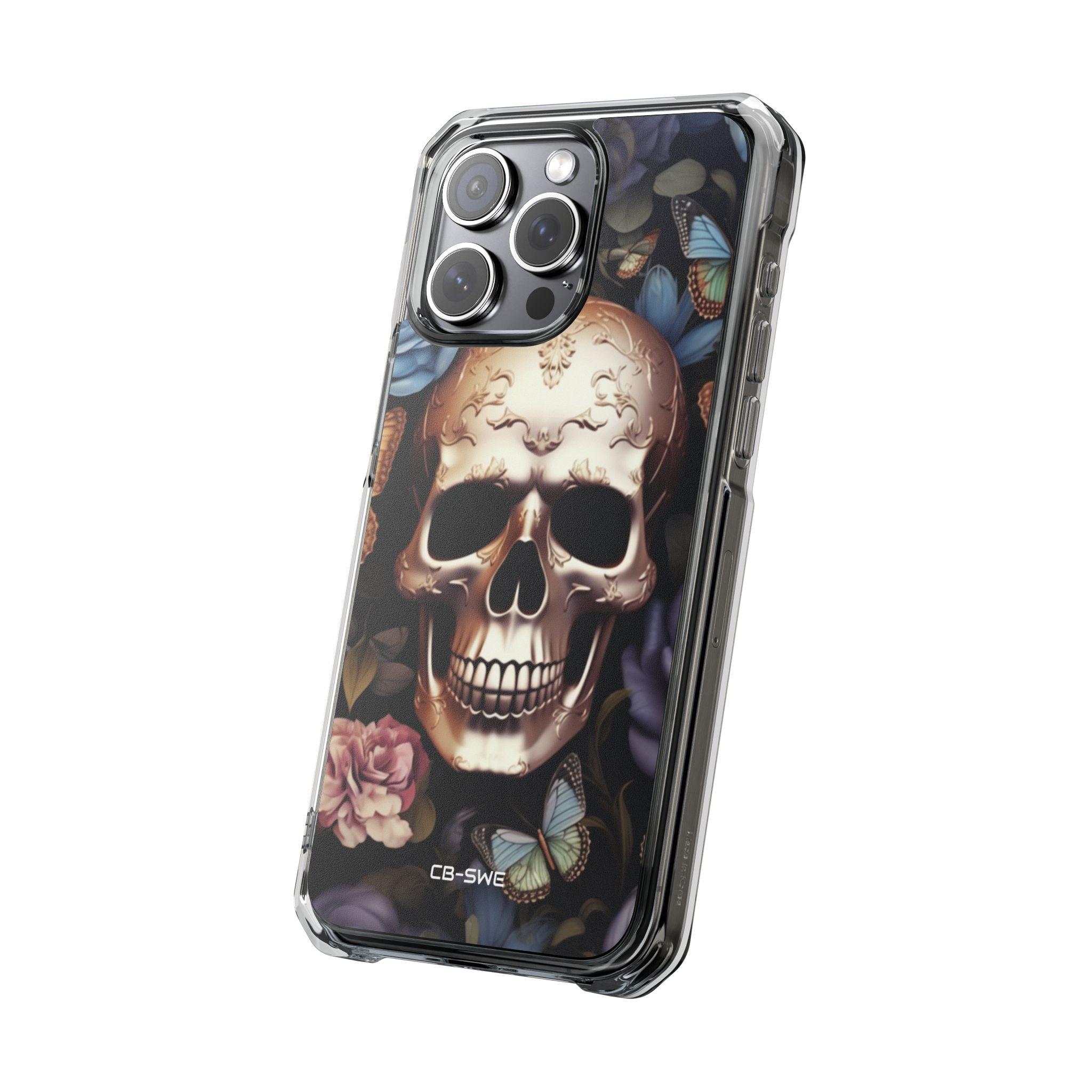 Skull Among Blossoms iPhone Case - Impact