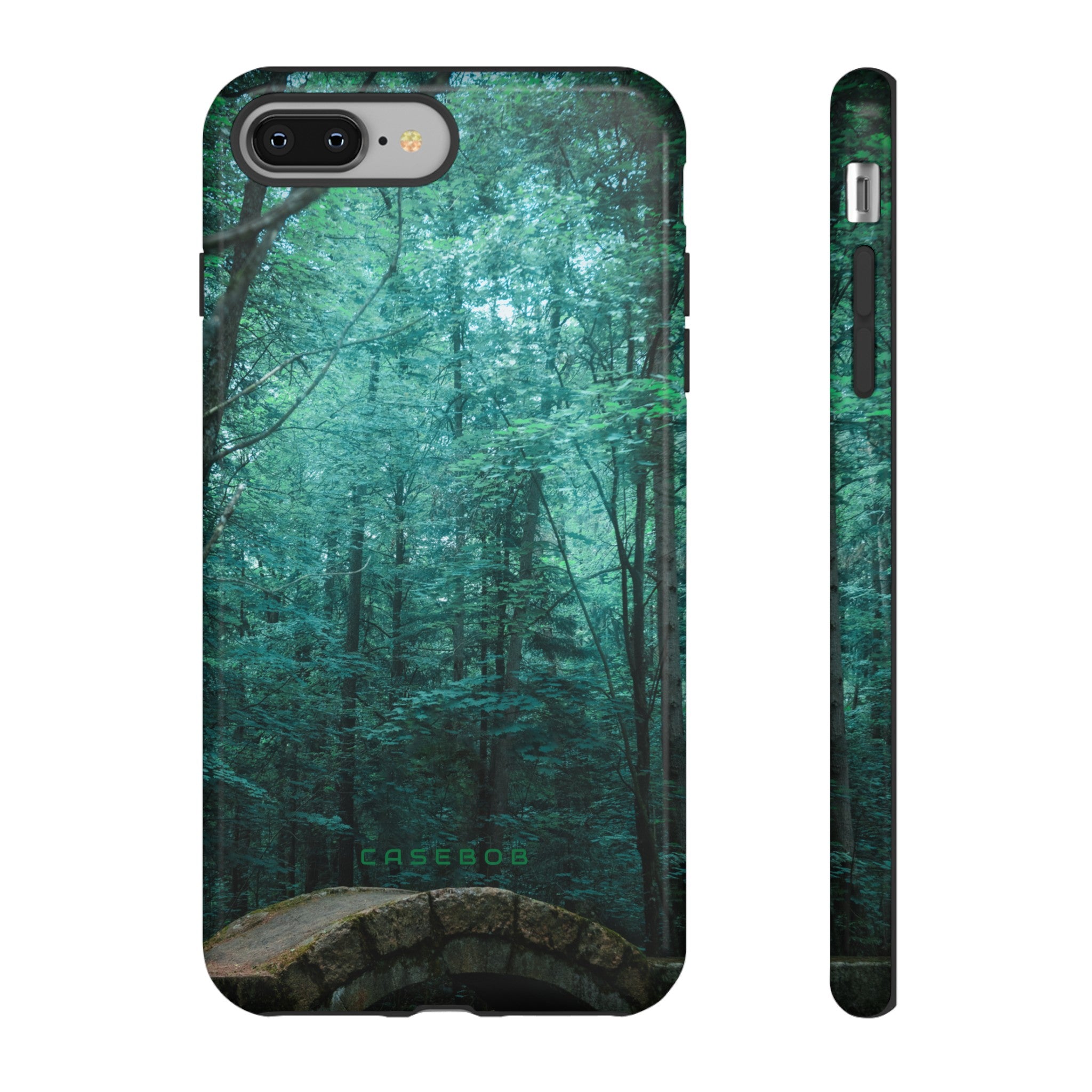 Mystical Forest with Stone Bridge - Protective Phone Case