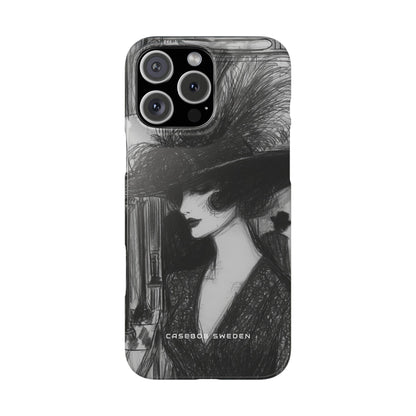 Timeless Elegance in Monochrome iPhone 16 - Slim Phone Case