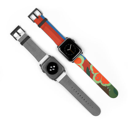 Orange Blossom Mosaic - Watch Band
