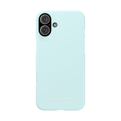 Light Cyan iPhone 16 - Slim Phone Case